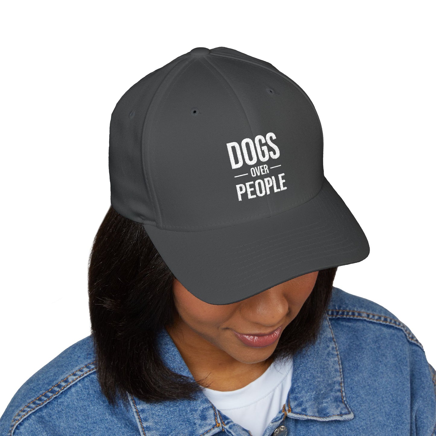Dogs Over People Embroidered Cap — Funny Pet Lover Hat