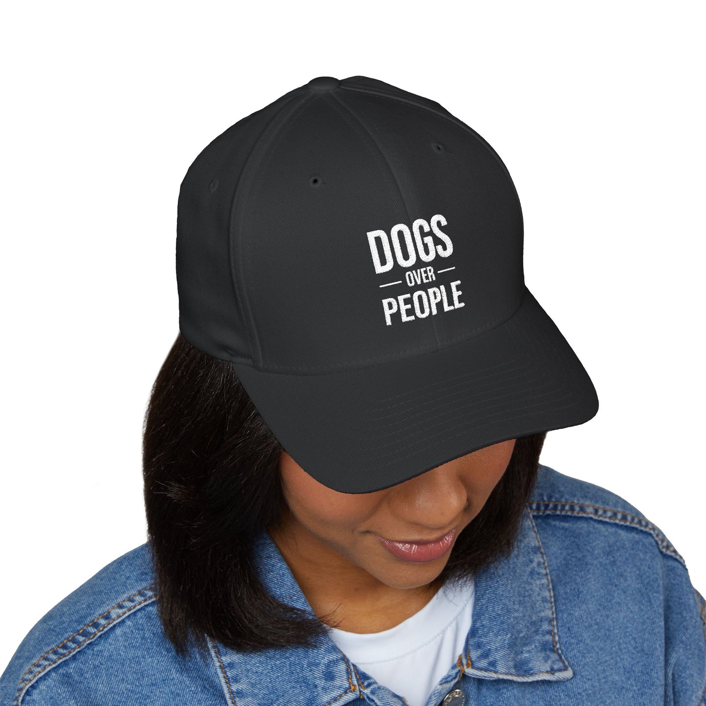 Dogs Over People Embroidered Cap — Funny Pet Lover Hat
