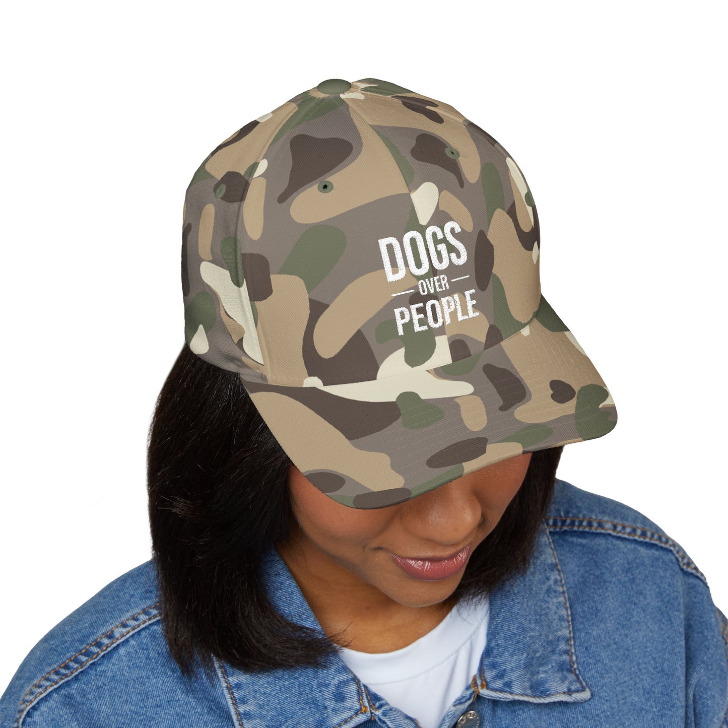 Dogs Over People Embroidered Cap — Funny Pet Lover Hat