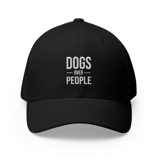 Dogs Over People Embroidered Cap — Funny Pet Lover Hat