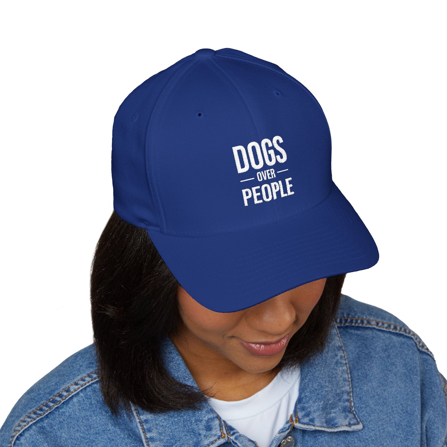 Dogs Over People Embroidered Cap — Funny Pet Lover Hat