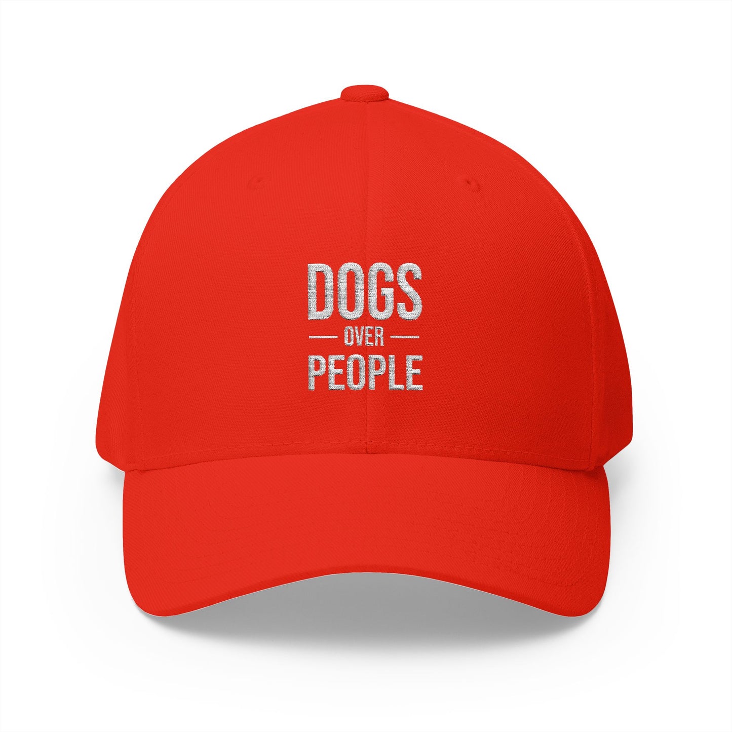 Dogs Over People Embroidered Cap — Funny Pet Lover Hat