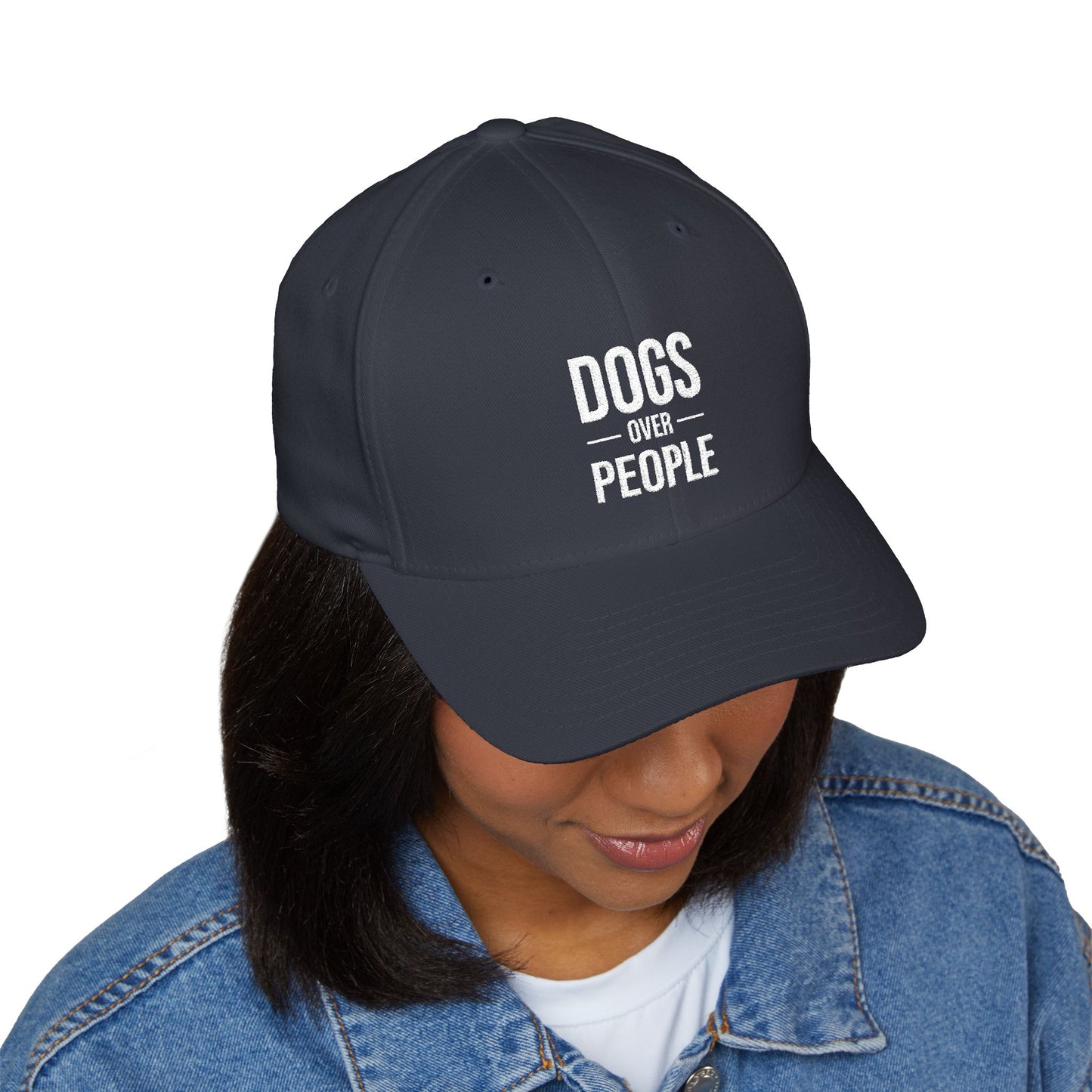 Dogs Over People Embroidered Cap — Funny Pet Lover Hat
