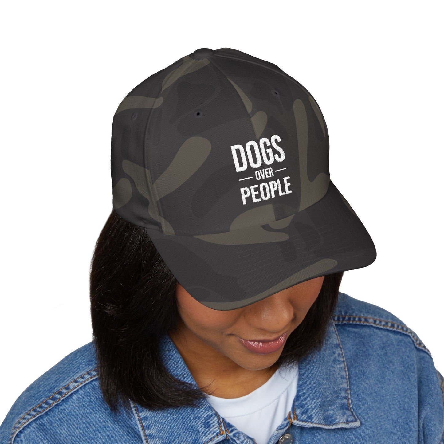 Dogs Over People Embroidered Cap — Funny Pet Lover Hat