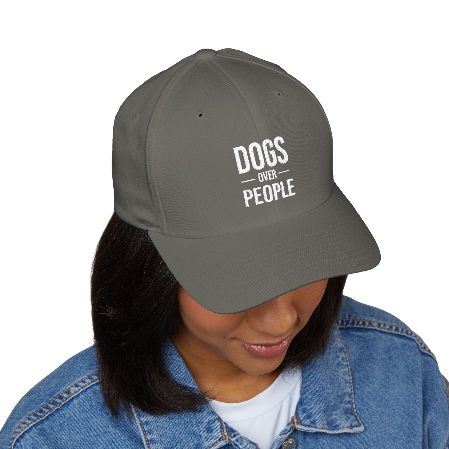 Dogs Over People Embroidered Cap — Funny Pet Lover Hat